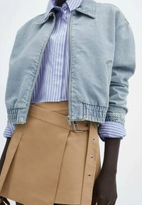 Mango Plooirok - beige