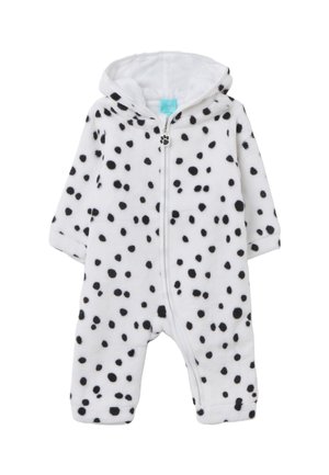 ZIP-UP POLKA DOT - Jumpsuit - white black