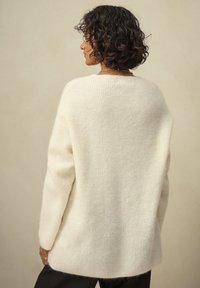 Ellos Collection DREAMY - Striktrøje - weiß