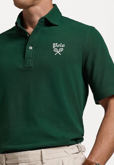 Polo Ralph Lauren CLASSIC FIT TENNIS CREST MESH POLO SHIRT - Polokošeľa - moss agate