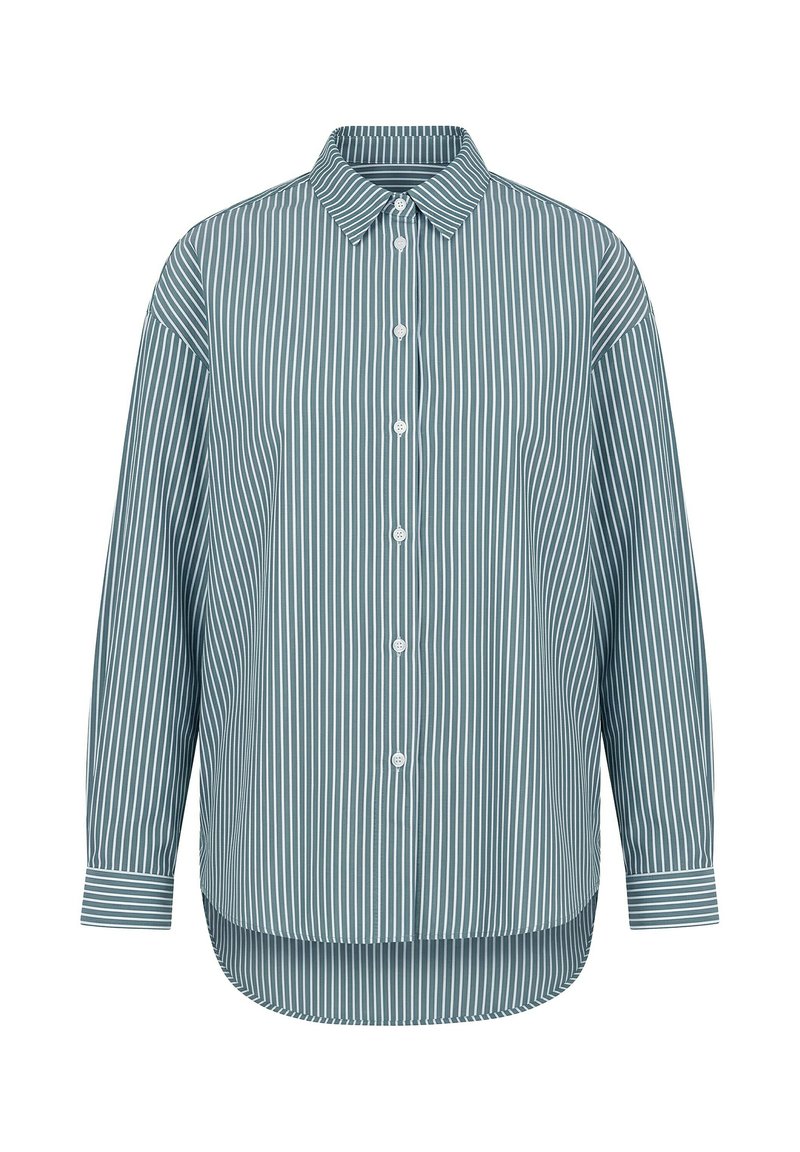 Studio Untold STRIPED SHIRT, OVERSIZE SHAPE, PATCH - Camicia - dark ...