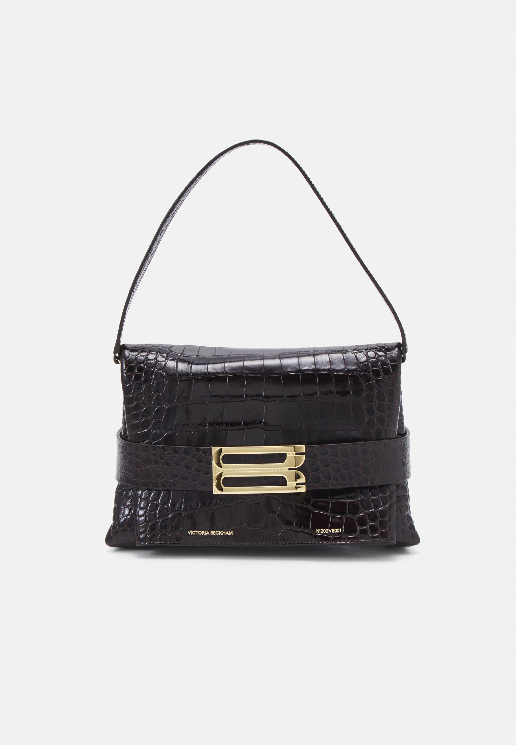 BUCKLE CHAIN POUCH - Handbag - espresso