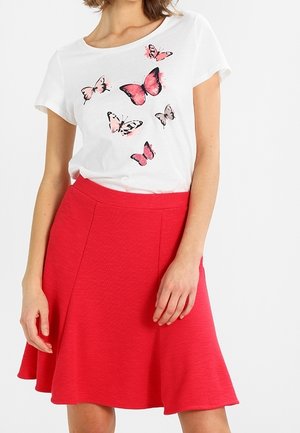 T-shirt med print - off-white