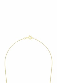 Collana in oro con un fine design a maglia testurizzata e una chiusura sicura a moschettone. Eleganza semplice senza ulteriori abbellimenti.