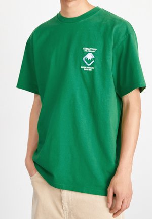 T-shirt med print - green