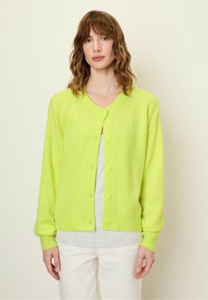 ROUND COLLAR LONG-SLEEVES BOWL  - Gilet - jaune fluo