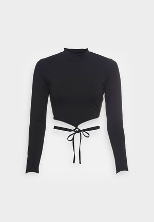 Even&Odd Top s dlouhým rukávem - black