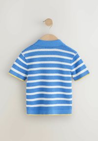 Next REGULAR FIT-SHORT SLEEVE TROPHY NECK - Polokošeľa - blue white stripe
