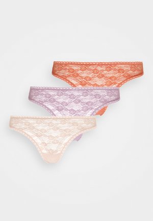 DANTA 3 PACK - Slip - rose
