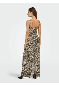 ONLY ONLCINDY LANGES - Jerseyjurk - humus