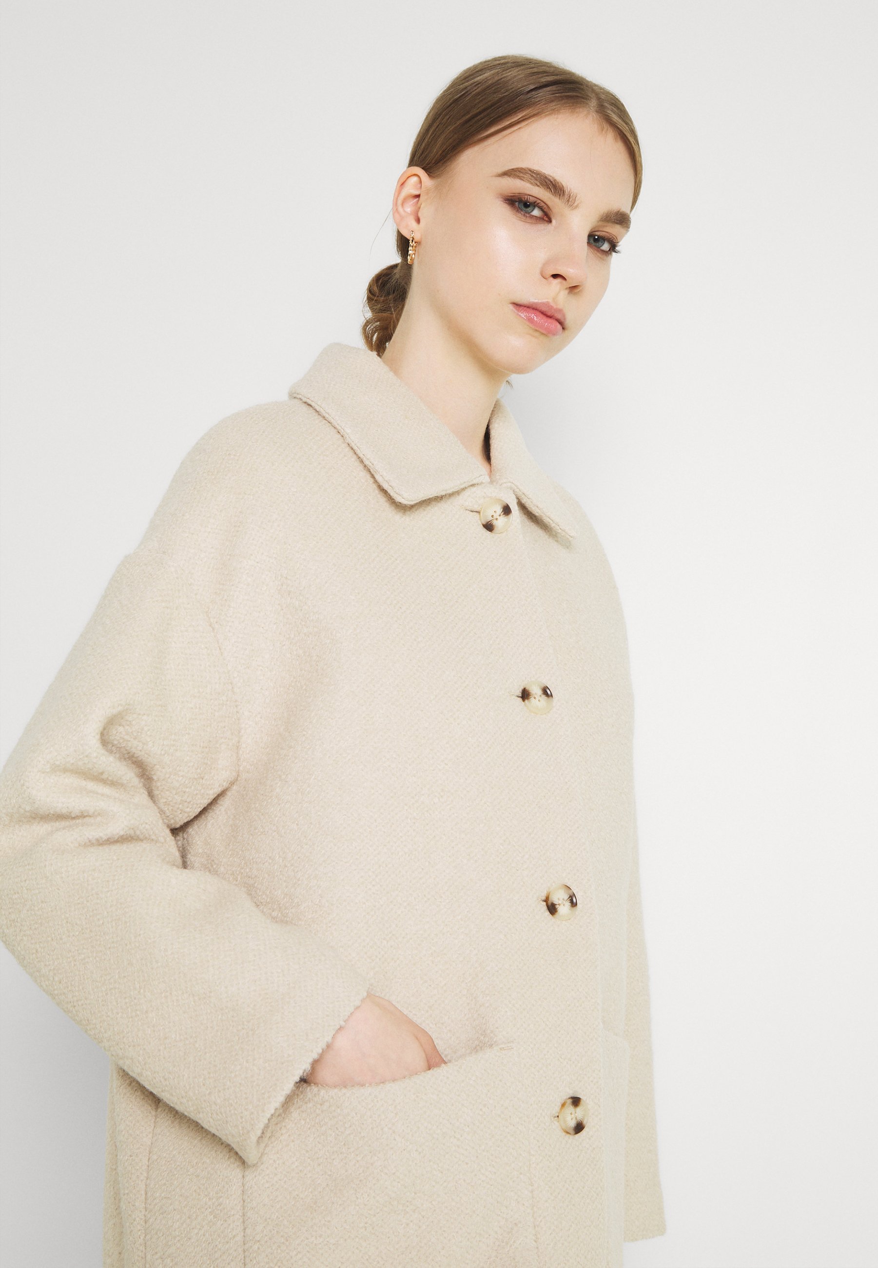 textured jacket monki