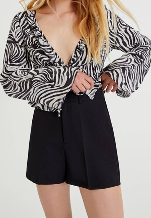 Shorts - mottled black