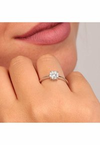 CHRIST Ring - weißgoldfarben