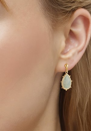 Yokoamii, AMAZONIT MODESCH - Pendientes - gelbgoldfarben
