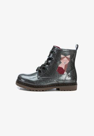 XTI Botines con cordones - plumb