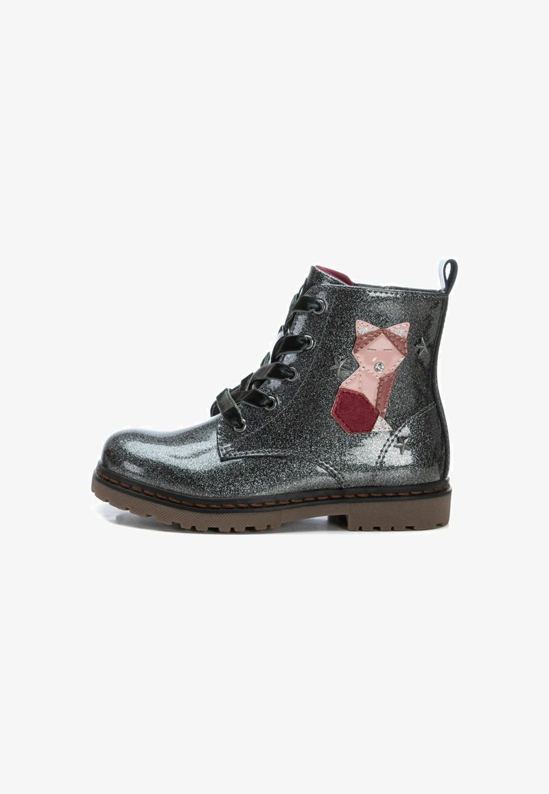 XTI Botines con cordones - plumb