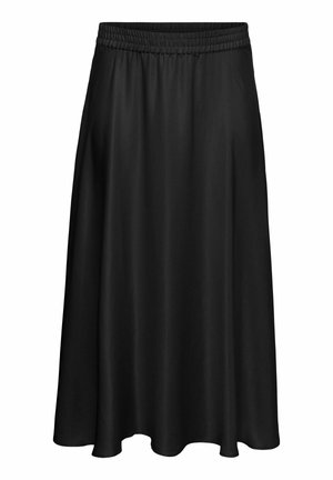 Vero Moda Curve, GERADER ROCK VMCMIRA MITTLERE TAILLE LANGER ROCK - Jupe longue - black