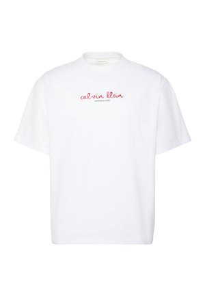 Calvin Klein Jeans, - T-shirt z nadrukiem