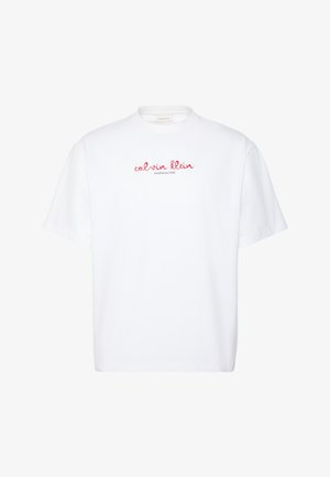 Calvin Klein Jeans, - T-shirt z nadrukiem