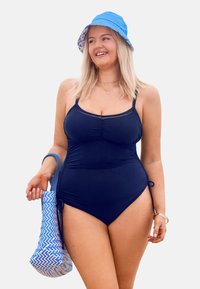 Cupshe CROSSBACK SIZE - Costume da bagno - dark blue
