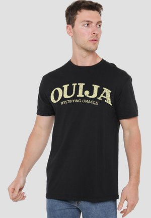 Print T-shirt - black
