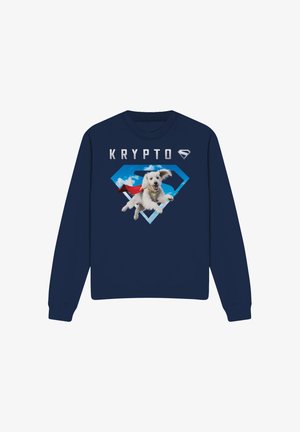 Cotton Soul, SUPERMAN 2025 KRYPTO SKY SHIELD - Sweatshirt - dark blue