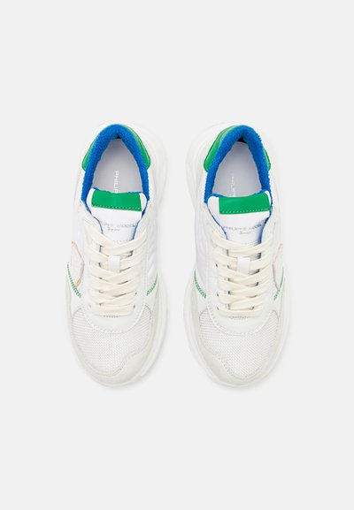 Philippe Model UNISEX - Sneakers basse - white/pearl/green/neon orange
