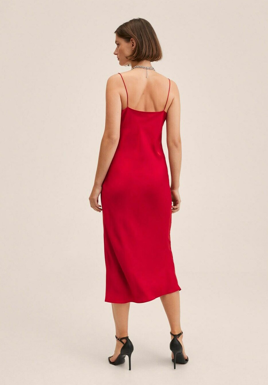 Mango NINETIES - Vestito elegante - rot/rosso - Zalando.it