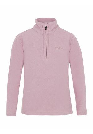 1 4 ZIP - Fleecová mikina - cameo pink