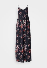 VMPAGE SINGLET V NECK DRESS - Maxiklänning - navy/mandy