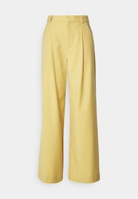Gestuz PAULA WIDE PANTS - Auduma bikses - dried moss
