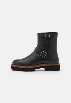 LEATHER - Botas de inverno - black