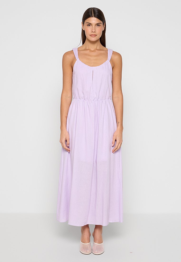 Armani Exchange Maxi-jurk paars