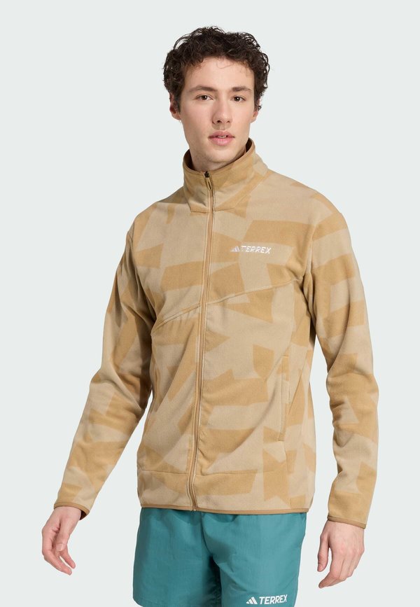 MT AOP  - Fleece jacket - cardboard   blanch cargo