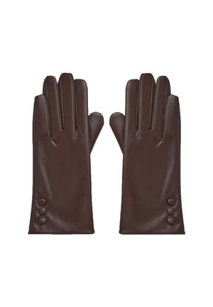 Guanti - marrone scuro