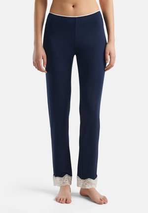 WITH LACE DETAILS - Pantaloni del pigiama - blue