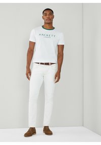 Hackett London HERITAGE TEE - T-shirt print - white