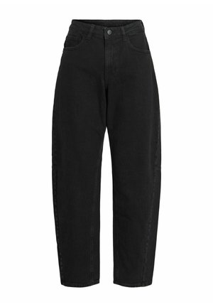 VILA, JEANS VIBRADY BARREL-FIT - Wide Leg - black denim