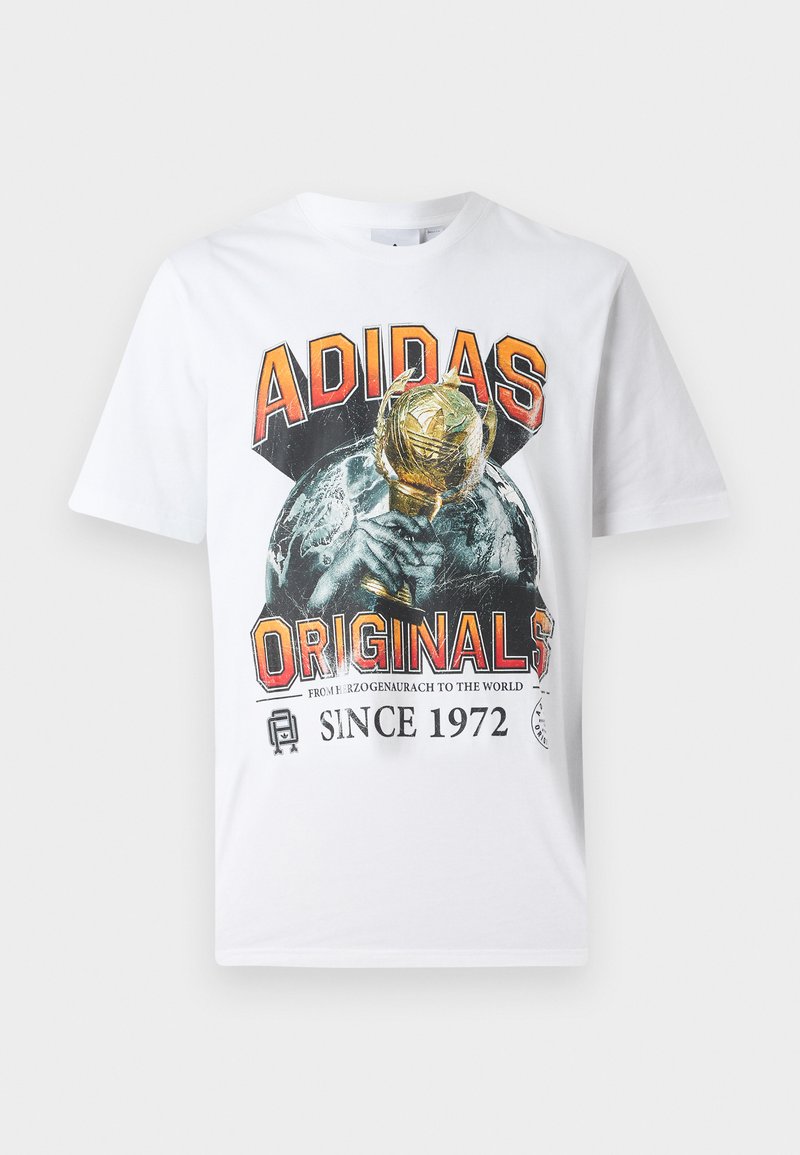 adidas Originals T-shirt print wit adidas Originals T-shirt print wit