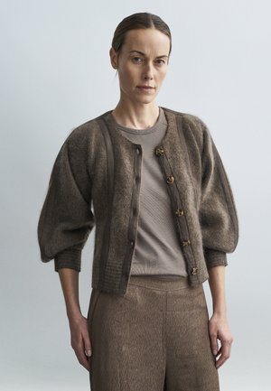 PERNILLE - Strickjacke - chocolate chip