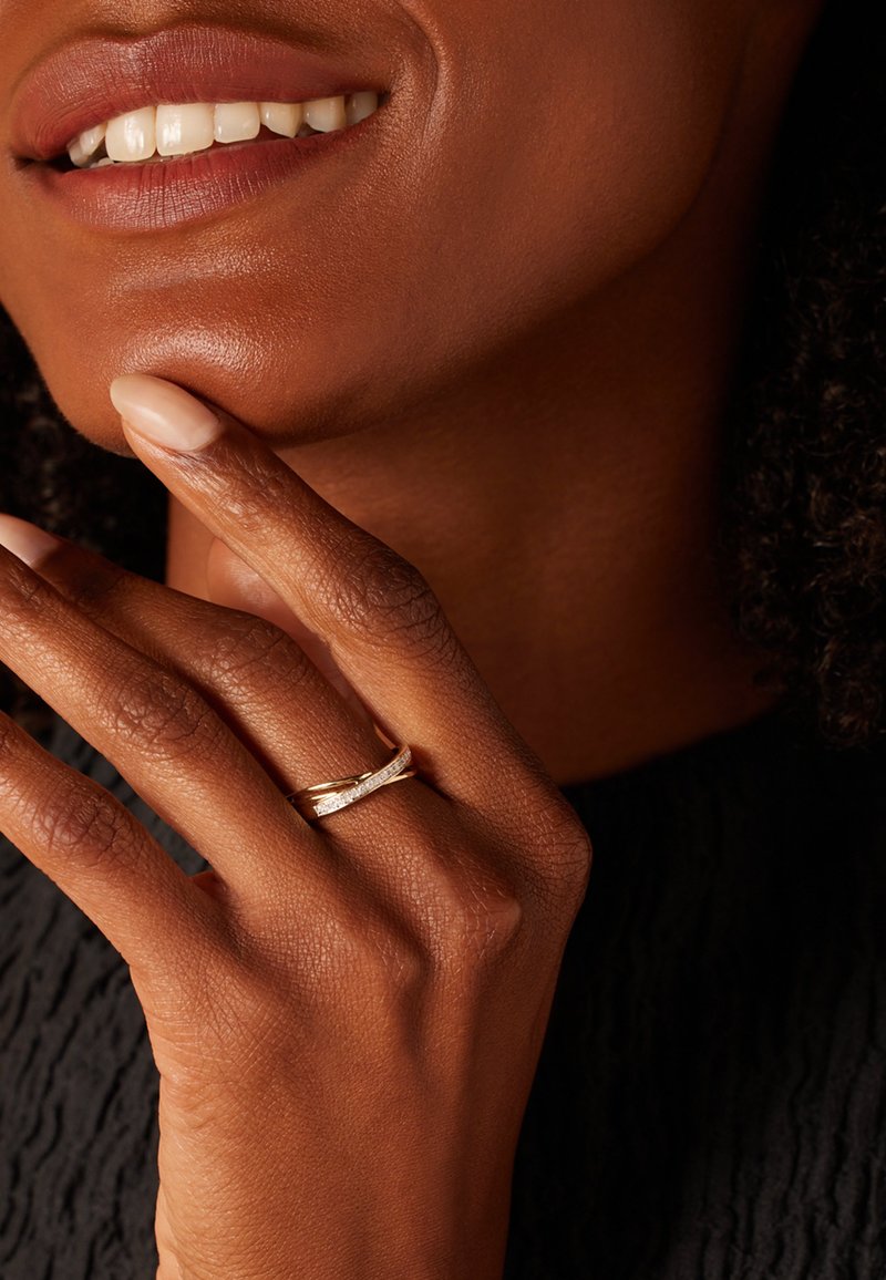 Lucardi Ring - gold-coloured