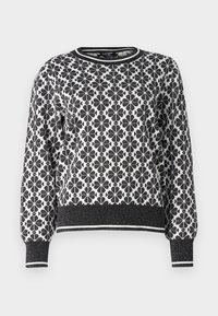 SPADE SWEATER - Jumper - black/cream