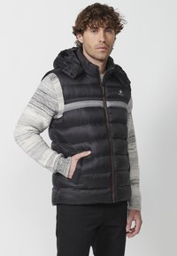 Koroshi Strukirani kaput - black