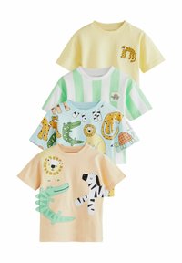Next - SHORT SLEEVE 4 PACK - Printtipaita - multi safari animal Pienoiskuva 1