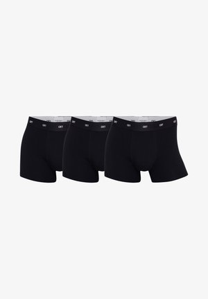 Black boxer shorts set of three, made from soft cotton, with a fitted design and elastic waistband featuring the CR7 logo.