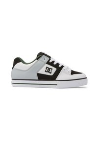 DC Shoes PURE - Sneakers - wbn white black green