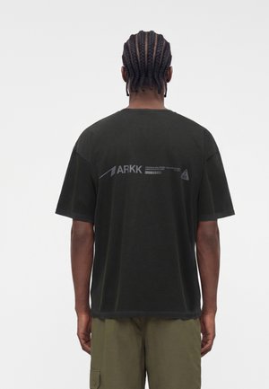 ARKK Copenhagen, LOGO BOXY TEE UNISEX - Μπλουζάκι με στάμπα - dark grey