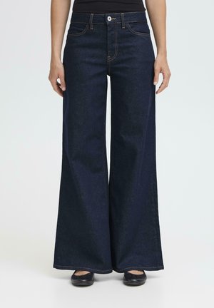 ICHI, IHTWIGGY WIDE - Wide Leg - denim authentic blue