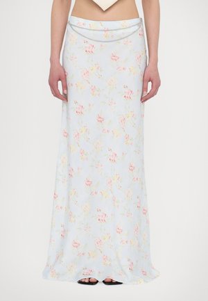 Rabanne Gonna lunga - pink/blue/green/yellow