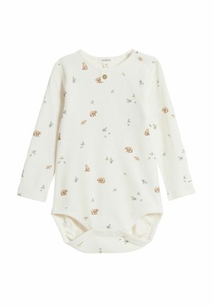 Newbie VÅFFLAD - Long sleeved top - off white